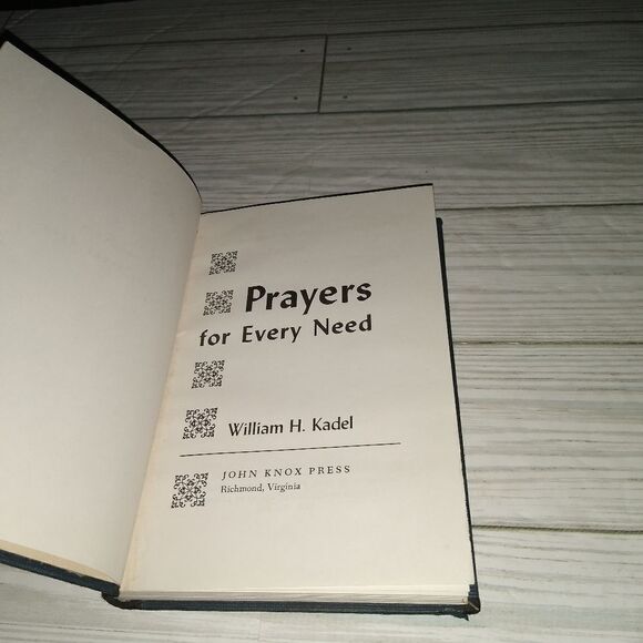 Prayers for Every Need by William H. Kadel Vintage Hardcover Book 1957 1st Ed. - Picture 5 of 8